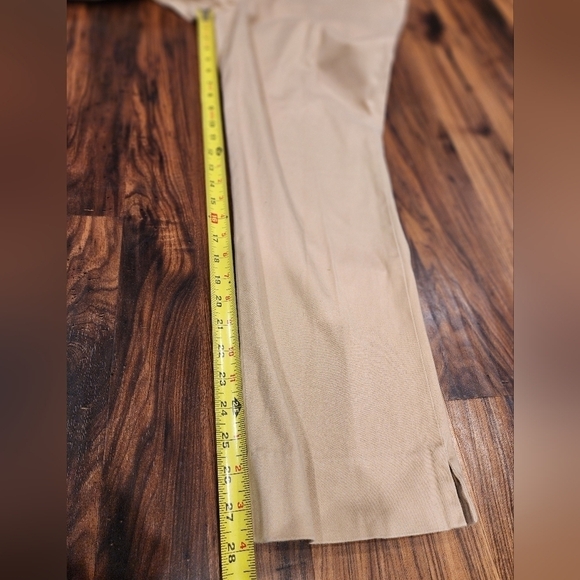 Lauren Ralph Lauren High Rise High Waisted Wide Leg Ankle Pants - Picture 8 of 12